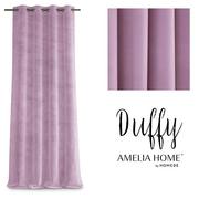 Zasłony - Amelia Home Zasłony na przelotkach 140x250 Duffy sztruksowe pudrowy róż AH/DUF/EYE/POW/1425 - miniaturka - grafika 1