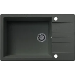 EOS Zlewozmywak granitowy z ociekaczem LIMA szary metalik - Zlewozmywaki EOS Zlewozmywak granitowy z ociekaczem LIMA szary metalik - Zlewozmywaki - miniaturka - grafika 1