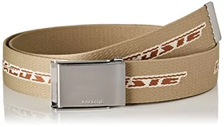 Paski - Lacoste RC4063 Skórzany pasek biodrowy, Lew Pecan Mąka, 110 mężczyzn, Lew Pecan Mąka - grafika 1