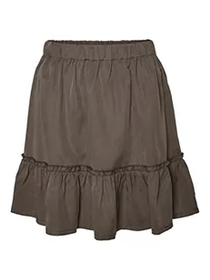 VERO MODA Spódnica damska peplum, Beluga, XS - Spódnice - miniaturka - grafika 1
