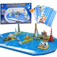 Puzzle - Puzzle 3D Przestrzenne Ziemia mapa świata  ZA1581 - miniaturka - grafika 1
