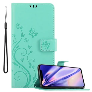 Etui Cadorabo do Apple iPhone 13 PRO Protective Case w kolorze turkusowym Etui ochronne na telefon komórkowy Etui Flowers Flower Case - Etui i futerały do telefonów - miniaturka - grafika 1