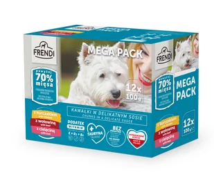 Frendi saszetki dla psa (kurczak/wołowina/cielęcina)  12x100g - Mokra karma dla kotów - miniaturka - grafika 1
