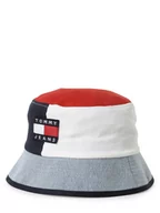 Czapki damskie - Tommy Jeans - Damski bucket hat, wielokolorowy|niebieski|czerwony - miniaturka - grafika 1