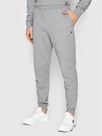 Spodnie sportowe męskie - Tommy Hilfiger Spodnie dresowe Essentials MW0MW22740 Szary Regular Fit - miniaturka - grafika 1
