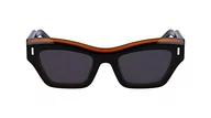 Okulary przeciwsłoneczne - Calvin Klein Damskie okulary przeciwsłoneczne CK23503S, czarne/Carchoal, jeden rozmiar, Czarny/karchoal, Rozmiar uniwersalny - miniaturka - grafika 1