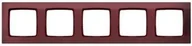 Klawisze i ramki - Ospel Karo burgund ramka R-5S/58 R-5S/58 - miniaturka - grafika 1