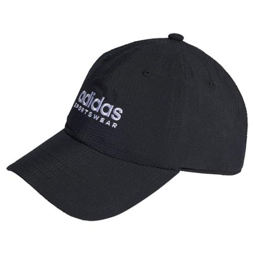 adidas Czapka z daszkiem Dad Seersucker, Czarny, biały, L