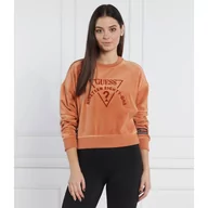 Bluzy damskie - GUESS Bluza logo | Regular Fit - miniaturka - grafika 1