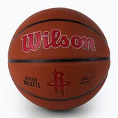 Koszykówka - Piłka do koszykówki Wilson NBA Team Alliance Houston Rockets brown rozmiar 7 - miniaturka - grafika 1