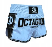 Kimona, stroje i obuwie - Octagon Spodenki Muay Thai Legion Future Premium Błękitne M - miniaturka - grafika 1