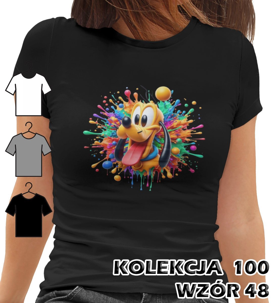 T-SHIRT KOSZULKA DAMSKA BAJKA KRESKÓWKA KACZOR DONALD DAISY GOOFY PLUTO S