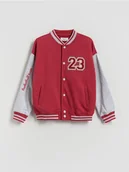 Bluzy dla chłopców - Reserved - Bluza bomber oversize - czerwony - miniaturka - grafika 1