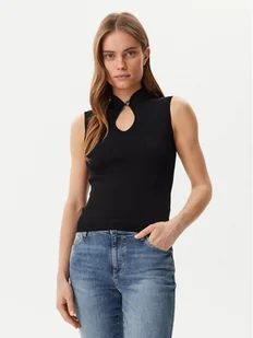 Guess Sweter W5GR10 Z3L10 Czarny Regular Fit - Swetry damskie - miniaturka - grafika 1