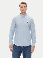 Koszule męskie - Tommy Hilfiger Koszula Heritage MW0MW39235 Błękitny Regular Fit - miniaturka - grafika 1