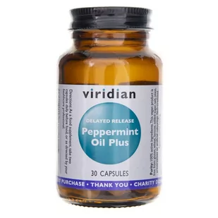 Viridian Peppermint Oil Plus DR (30 kapsułek) Viridian - Układ pokarmowy - miniaturka - grafika 1