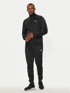 Dresy męskie - EA7 Emporio Armani Dres 8NPV65 PJHCZ 1200 Czarny Regular Fit - miniaturka - grafika 1