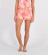 Spodenki damskie - Hurley Hurley Damskie spodenki bermudy W Tie Dye Fleece Short Mln S 3HWKH0190-947 - miniaturka - grafika 1