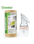 Laktatory - Haakaa Odciągacz silikonowy wielofunkcyjny Gen.3 160ml Peach - miniaturka - grafika 1