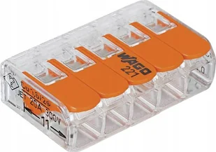 Wago Złączka instalacyjna 5x uniwersalna Compact 221-415 - Inne akcesoria elektryczne - miniaturka - grafika 5