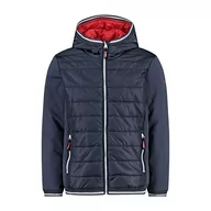 Kurtki i płaszcze dla chłopców - CMP - Kid Jacket Fix Hood, Boy, Titanio, 164 - miniaturka - grafika 1