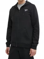 Bluzy męskie - Bluza Męska Reebok Z Kapturem 100202857 Rozsuwana S - miniaturka - grafika 1