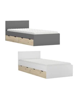 Jednoosobowe łóżko Joy z drabinkami i pojemnikiem - Krzesełka i taborety dla dzieci Jednoosobowe łóżko Joy z drabinkami i pojemnikiem - Krzesełka i taborety dla dzieci - miniaturka - grafika 1