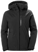 Kurtki damskie - Helly Hansen Helly-Hansen Damska kurtka snowplay czarny czarny M 65735 - miniaturka - grafika 1