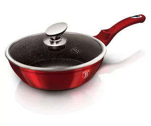 PATELNIA GRANITOWA 24cm BERLINGER HAUS RED METALLIC LINE BH-1259 - Patelnie - miniaturka - grafika 1