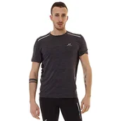 Koszulki męskie - Pro Touch męska koszulka Aino T-shirt męski Melange/Black L - miniaturka - grafika 1