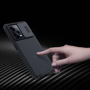 Nillkin CamShield Pro Case etui do Xiaomi Redmi Note 12 Pro / Poco X5 Pro 5G pokrowiec z osłoną na aparat czarne - Etui i futerały do telefonów - miniaturka - grafika 11