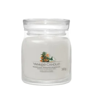 Yankee Candle Świeca Zapachowa Słoik Średni Woodland Weekend Memories - Świece - miniaturka - grafika 1