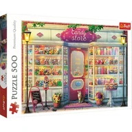 Puzzle - Trefl Puzzle 500 elementów Sklepik ze słodyczami 1094 - miniaturka - grafika 1