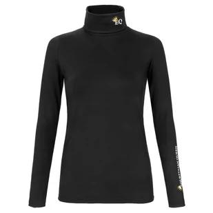 Bluza EQ.QUEEN Magdalene golf damski czarna, rozmiar: XS - Kurtki jeździeckie - miniaturka - grafika 1