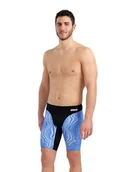 Kąpielówki męskie - Arena Kąpielówki w kolorze czarno-niebieskim - miniaturka - grafika 1