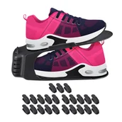 Szafki na buty - relaxdays 24 x stojak na buty czarny - miniaturka - grafika 1