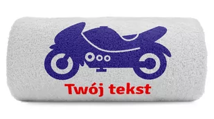 pat15.net Mały Ręcznik Motocykl + Twój tekst 100x50 650 - Ręczniki - miniaturka - grafika 1