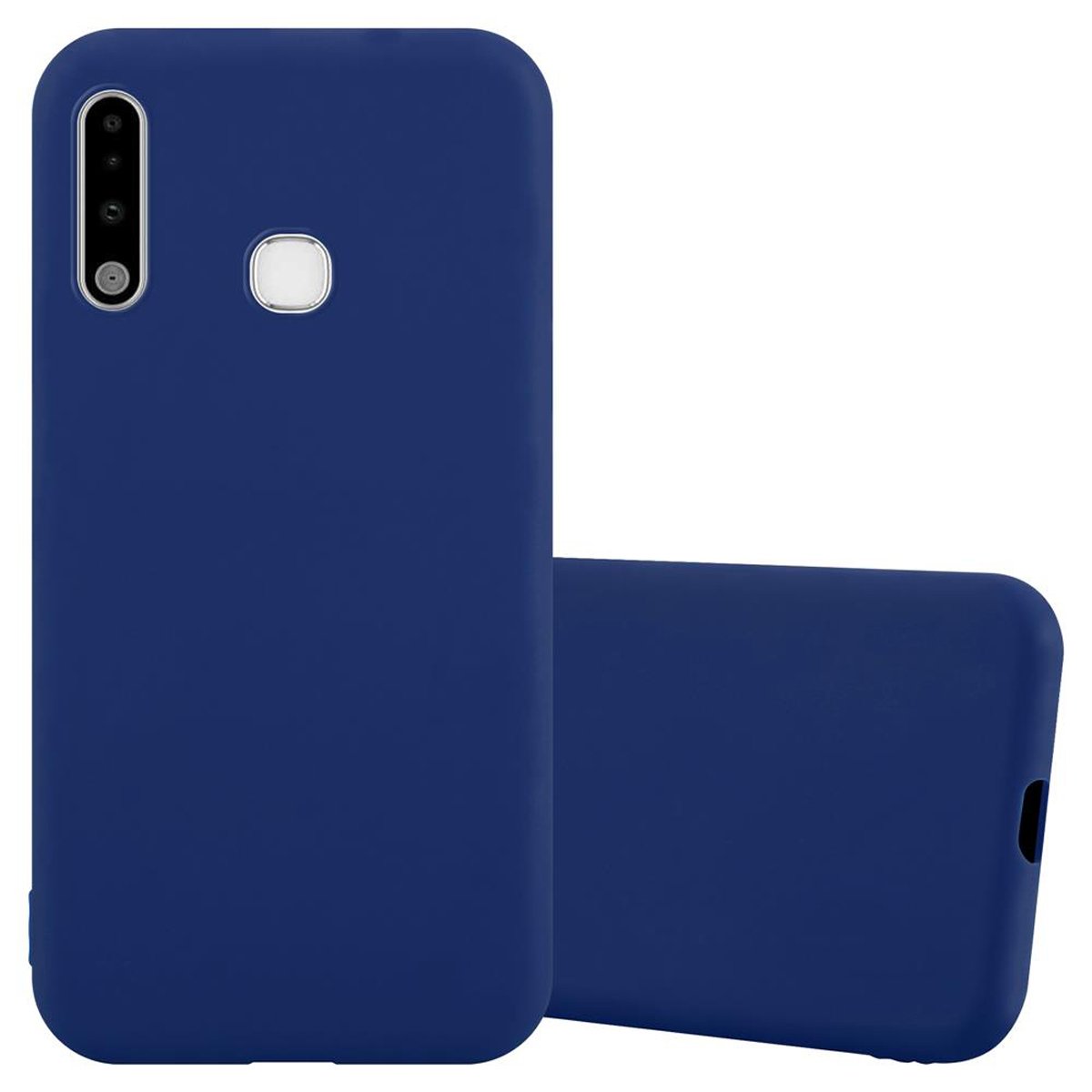 Etui Cadorabo do Samsung Galaxy A70e w kolorze niebieskim, silikonowe etui TPU na telefon komórkowy