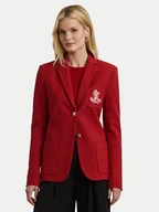 Marynarki i żakiety damskie - LAUREN RALPH LAUREN Marynarka 200797305026 Czerwony Slim Fit - miniaturka - grafika 1