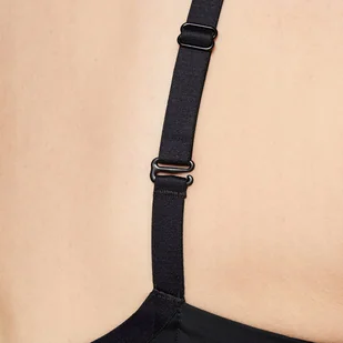 WONDERBRA BIUSTONOSZ USZTYWNIANY CZARNY GŁADKI 75D JYE - Biustonosze - miniaturka - grafika 1