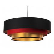 Lampy sufitowe - Trójkolorowa lampa wisząca glamour do salonu - S460-Corsa - miniaturka - grafika 1