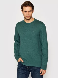 Swetry męskie - American Eagle Sweter 014-1142-1702 Zielony Regular Fit - grafika 1