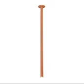 Lampy sufitowe - Sypialniana lampa sufitowa ALHA 9432 Dohar metalowa tuba miedziana - miniaturka - grafika 1