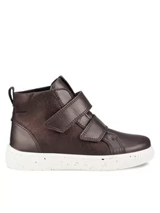 ECCO Trzewiki Street Tray K 70531260810 Srebrny - Buty dla dziewczynek - miniaturka - grafika 1