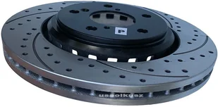 Przednie klocki + WIERCONE NACINANE tarcze hamulcowe Honda Odyssey 2015-2017 - Tarcze hamulcowe - miniaturka - grafika 3