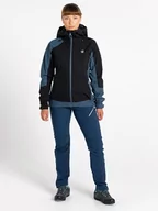 Kurtki i kamizelki sportowe damskie - Dare 2b Kurtka przeciwdeszczowa "Traversing" w kolorze czarno-niebieskim - miniaturka - grafika 1