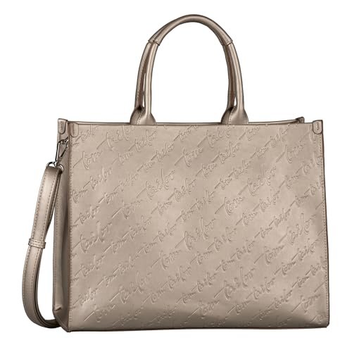 TOM TAILOR bags Denice damska torba na ramię z zamkiem błyskawicznym, średnia, beżowa, beżowy, Nowoczesny