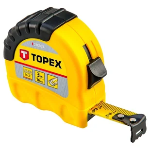 Topex Miara zwijana stalowa 3m x 16mm 27C303 - Poziomice, łaty, miary - miniaturka - grafika 7