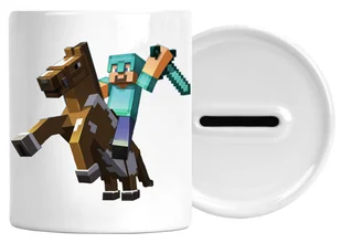 SKARBONKA DLA DZIECI MINECRAFT Z IMIENIEM - Skarbonki - miniaturka - grafika 1