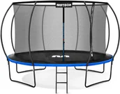 Trampoliny - Trampolina Meteor TRP-12ft 365 cm niebieski Uniwersalny - miniaturka - grafika 1
